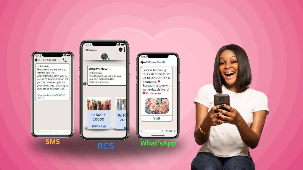 sms whatsaap and rcs valemtine campagain
