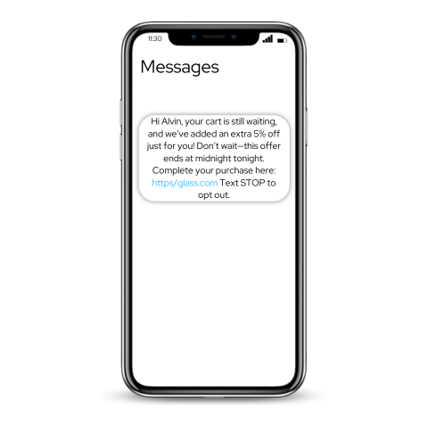 Sms template for sales